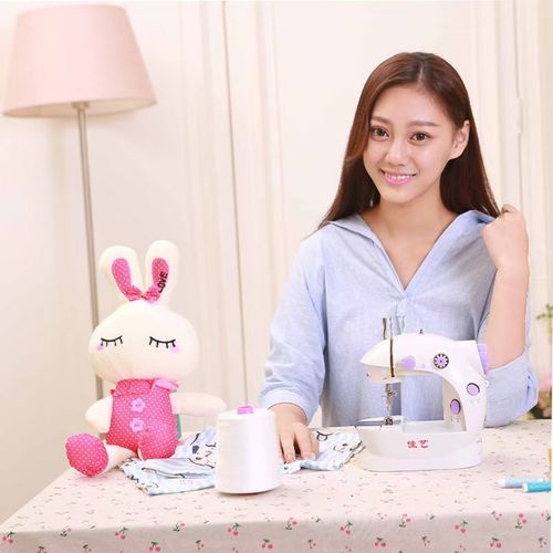 🔥💯🏹 Household Small Mini Sewing Machine Household Mini Electric Desktop Multi-Function Automatic Sewing Machine.💫😎👉