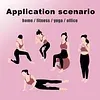 Intelligent Counting And Timing Beauty Leg Clip Exercise Leg Pelvic Floor Muscle Trainer
