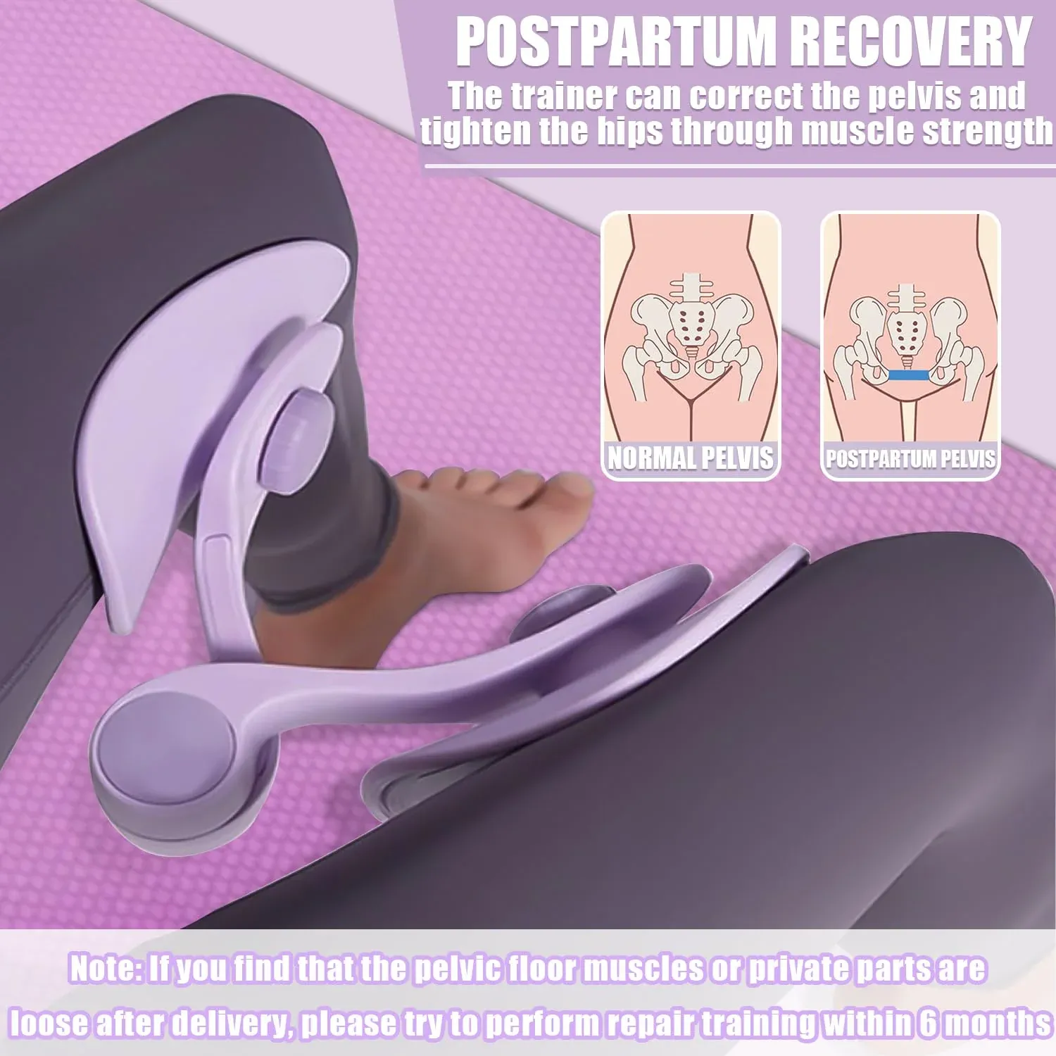 Intelligent Counting And Timing Beauty Leg Clip Exercise Leg Pelvic Floor Muscle Trainer
