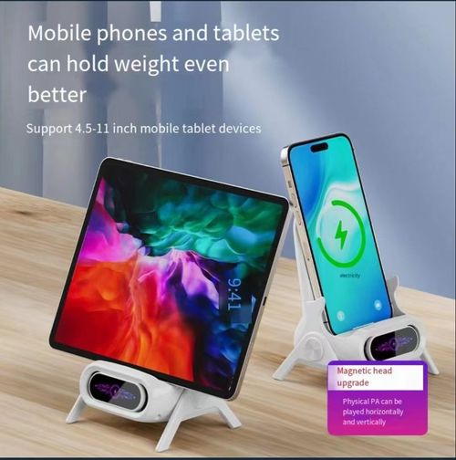 🚀🔥📲Last day sale 50%🔥Mini chair wireless fast charger multi-function mobile phone holder⚡️✨🚀Ghana cash on delivery📲