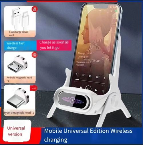 🚀🔥📲Last day sale 50%🔥Mini chair wireless fast charger multi-function mobile phone holder⚡️✨🚀Ghana cash on delivery📲