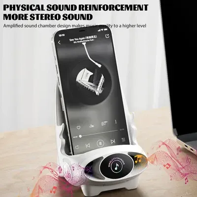 🚀🔥📲Last day sale 50%🔥Mini chair wireless fast charger multi-function mobile phone holder⚡️✨🚀Ghana cash on delivery📲