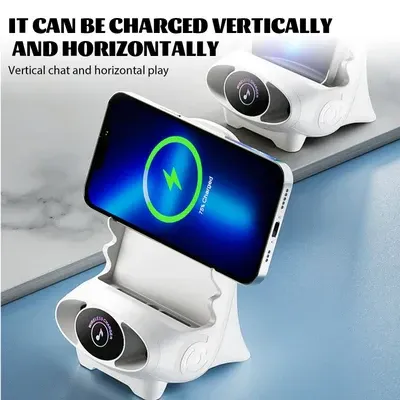 🚀🔥📲Last day sale 50%🔥Mini chair wireless fast charger multi-function mobile phone holder⚡️✨🚀Ghana cash on delivery📲
