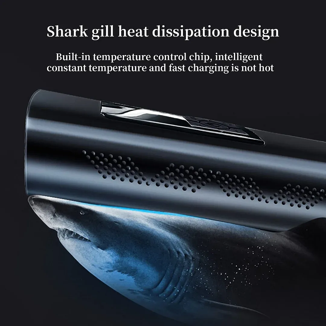 Portable Air Compressor, Cordless Version 6000mAh Rechargeable Li-ion Battery for Car Bicycle Air Pump with LED Lighting