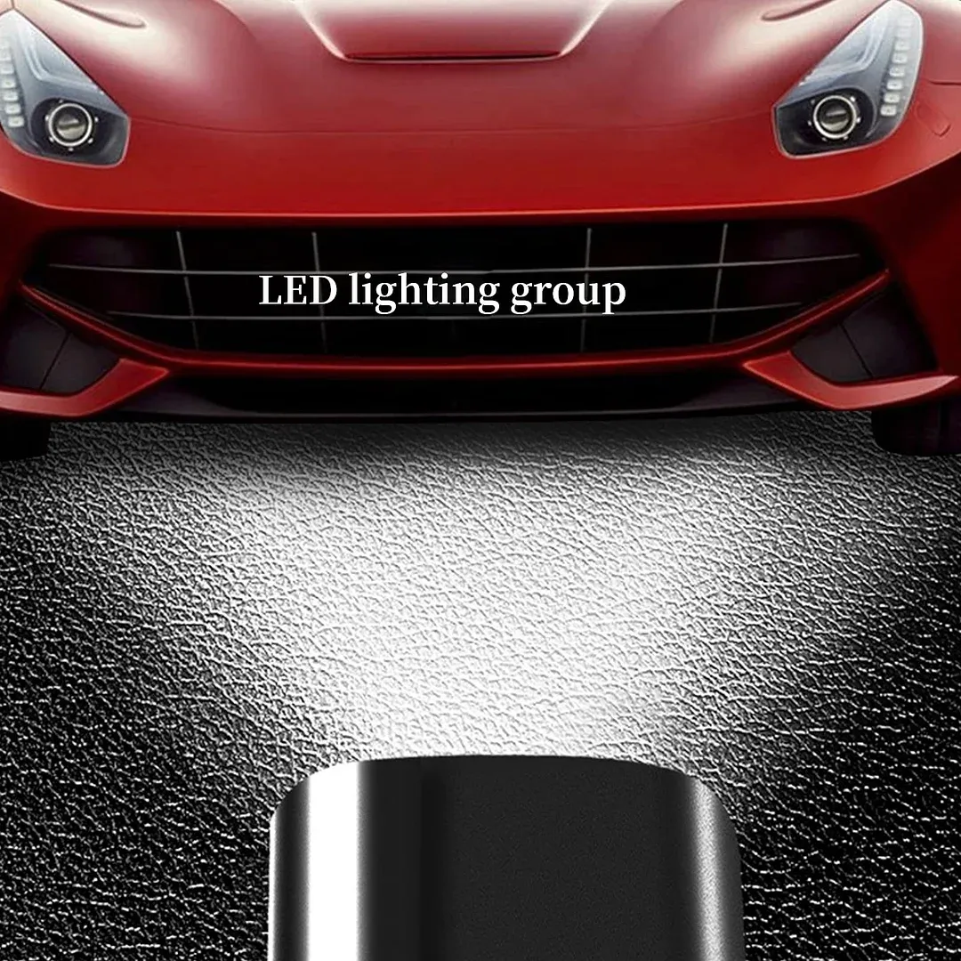Portable Air Compressor, Cordless Version 6000mAh Rechargeable Li-ion Battery for Car Bicycle Air Pump with LED Lighting