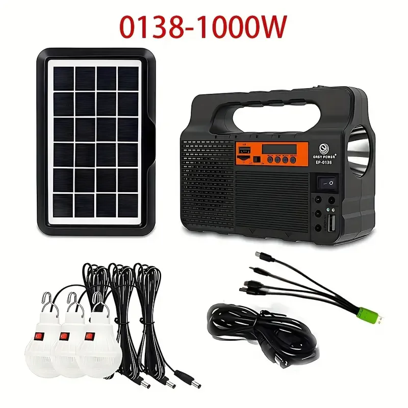 Versatile Solar Outdoor System - Light Up Your Adventures!