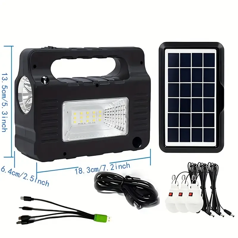 Versatile Solar Outdoor System - Light Up Your Adventures!