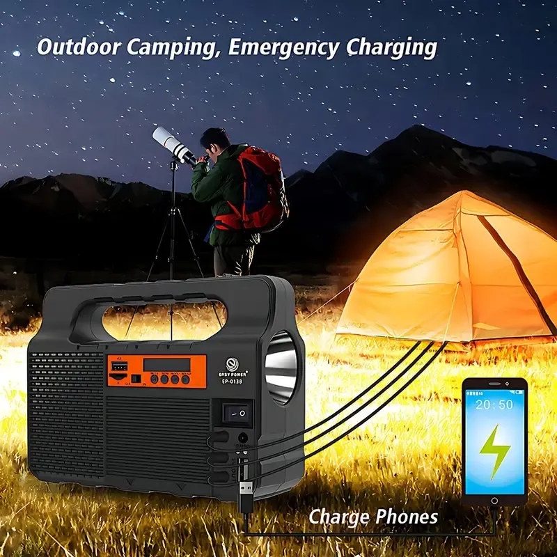 Versatile Solar Outdoor System - Light Up Your Adventures!