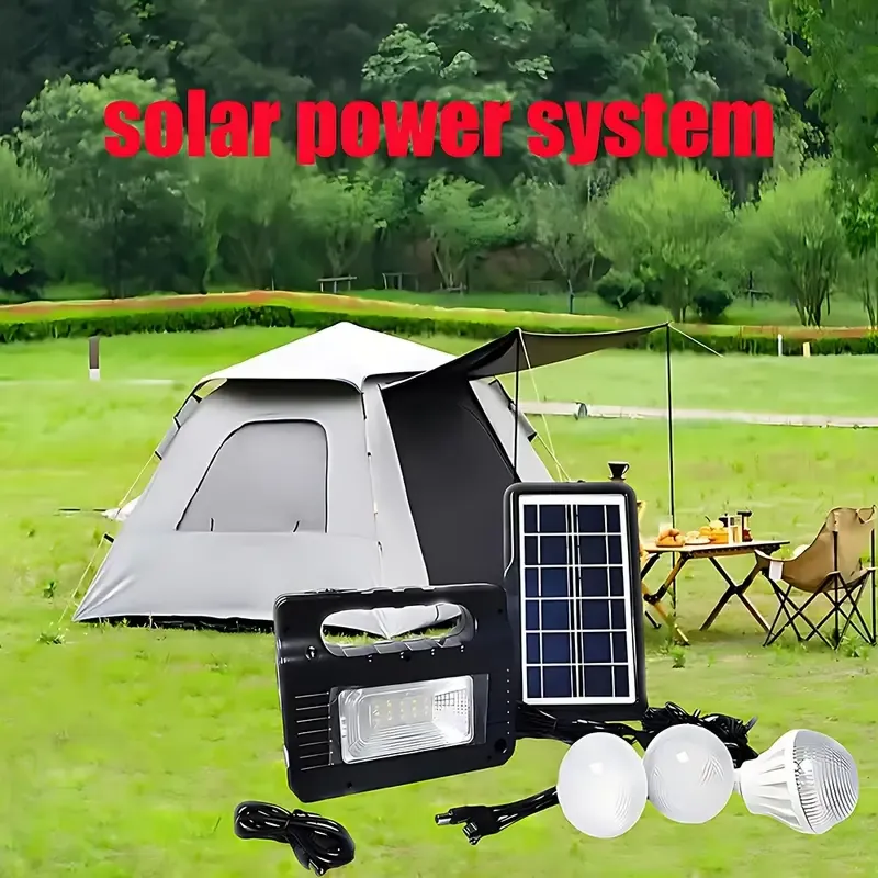Versatile Solar Outdoor System - Light Up Your Adventures!