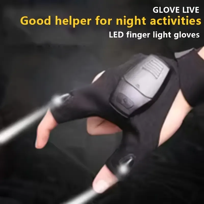 🔥💯💡LED Gloves with Waterproof Lighting🔦(1 Pair)🎉👇