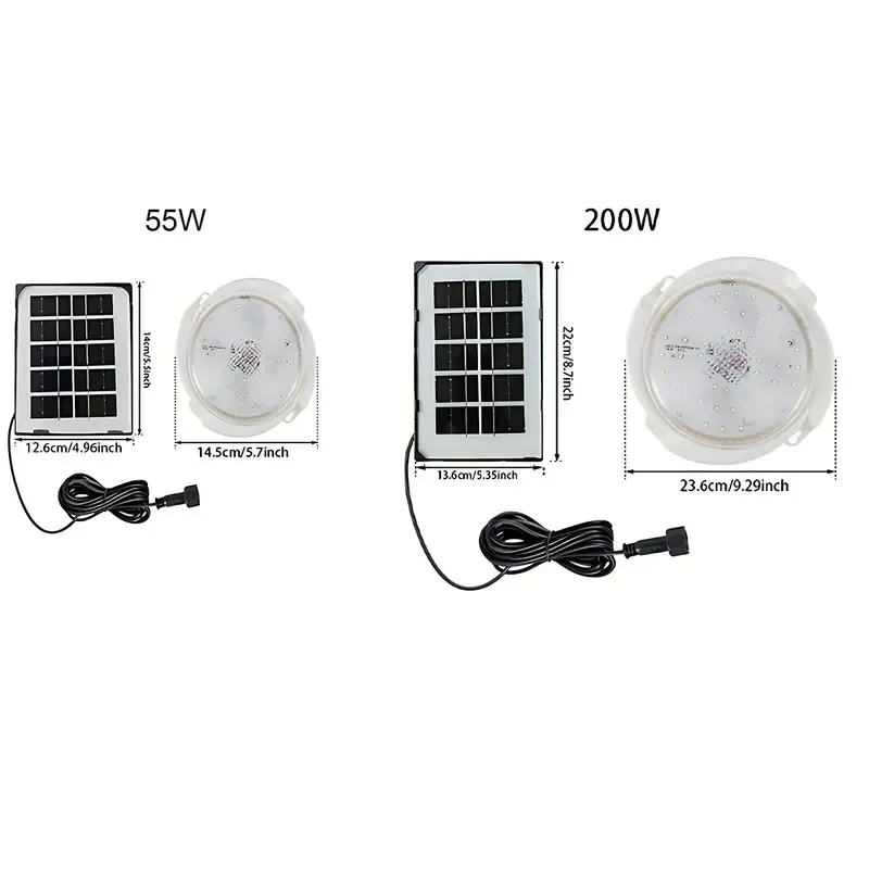 1pc Solar LED Ceiling Light, Indoor Balcony Garden Ceiling Light, Waterproof Outdoor Garden Decoration, Home Porch Smart Light