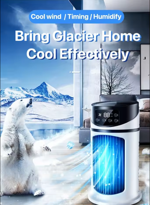 Mini desktop water cooling fan