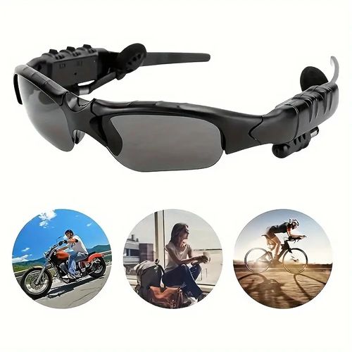 Smart Driving Glasses With Wireless Headphones For Music, Calls & Navigation, Glasses Stereo Wireless Headphones With Microphone Glasses Noise Cancelling Earphones Sports Headphones, Stereo Earphones Wireless Headset With Mic Glasses