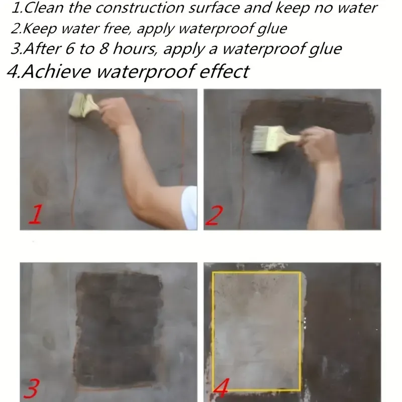 500g 17.6oz Invisible Waterproof Agent, Waterproof Insulation Sealant, Super Strong Bonding Sealant, Invisible Waterproof Leak-proof Agent