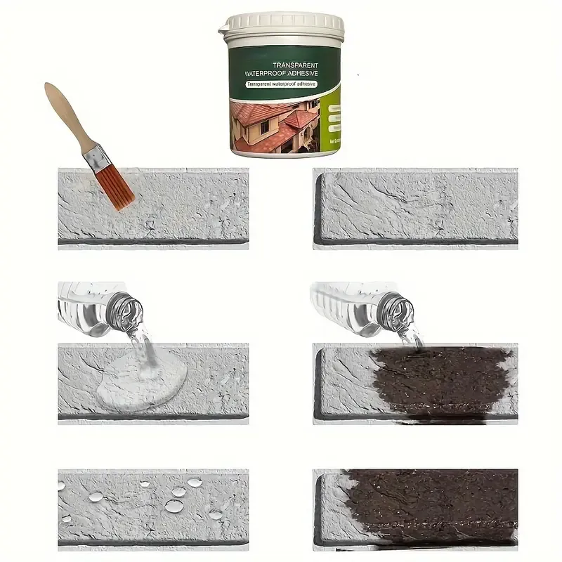500g 17.6oz Invisible Waterproof Agent, Waterproof Insulation Sealant, Super Strong Bonding Sealant, Invisible Waterproof Leak-proof Agent