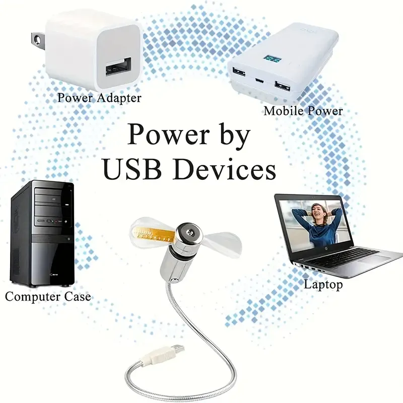 Stay Cool and On Time with Our USB Fan Clock