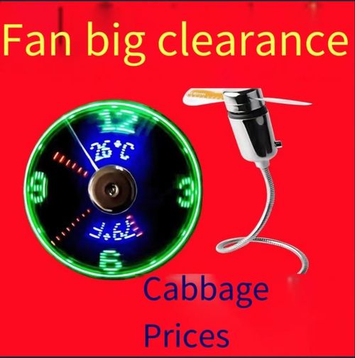 Stay Cool and On Time with Our USB Fan Clock