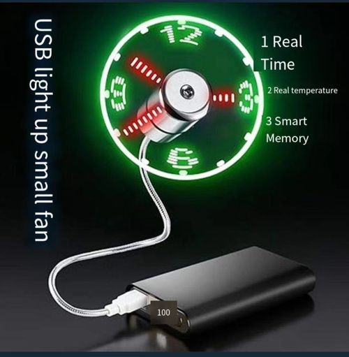 Stay Cool and On Time with Our USB Fan Clock