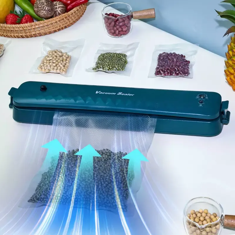 100 Vacuum Sealing Bags 24.99cm*16.99cm Compression Household Fresh-keeping Bags Thickened Fresh-keeping Bags Suitable for Vacuum Sealing Machines Braised Pork, Dumplings, Bacon, Kitchen Storage and Storage, Kitchen Accessories