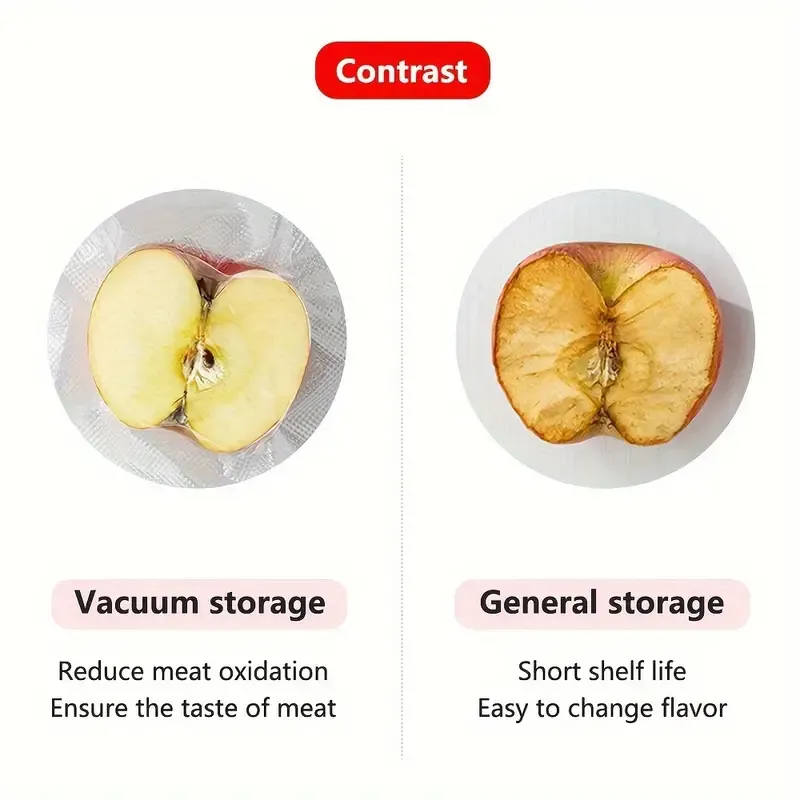 100 Vacuum Sealing Bags 24.99cm*16.99cm Compression Household Fresh-keeping Bags Thickened Fresh-keeping Bags Suitable for Vacuum Sealing Machines Braised Pork, Dumplings, Bacon, Kitchen Storage and Storage, Kitchen Accessories