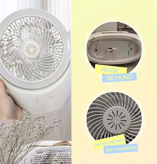 Portable Illumination and Cool - Solar Camping Lamp for Africa