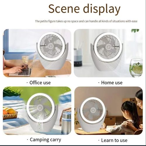 Portable Illumination and Cool - Solar Camping Lamp for Africa