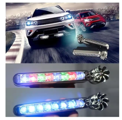💯🔥💥Car LED Lights, Auxiliary Lighting Rotating Fan LED Lights, Car Universal Wind Energy Decorative LED Lights🎉🚀