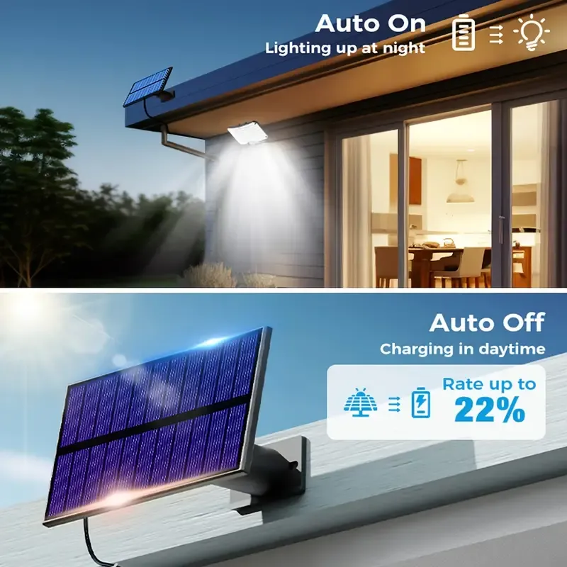 Solar-Powered Outdoor Lights With Motion Sensor - 234 Led, 3 Lighting Modes, 6500K, Easy Install For Yard, Garden, Pathway & Patio Security