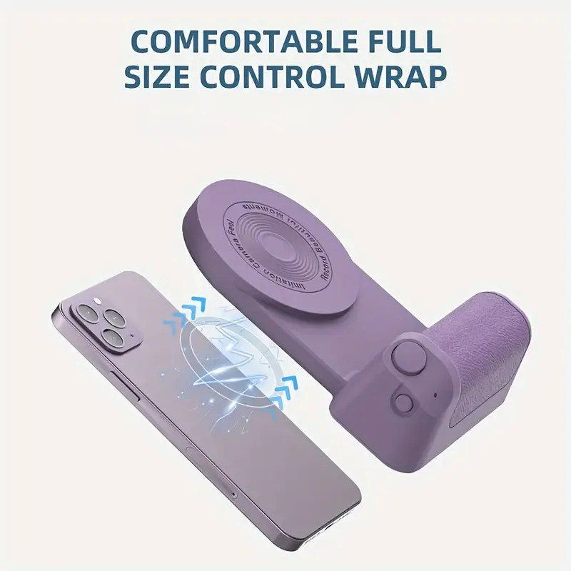 Magnetic Mobile Phone Holder Wireless Wireless Camera Handle Phone Shutter Release Self Camera Handle For Smartphone
