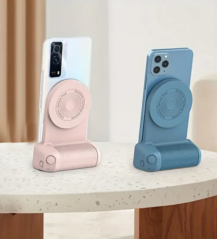 Magnetic Mobile Phone Holder Wireless Wireless Camera Handle Phone Shutter Release Self Camera Handle For Smartphone