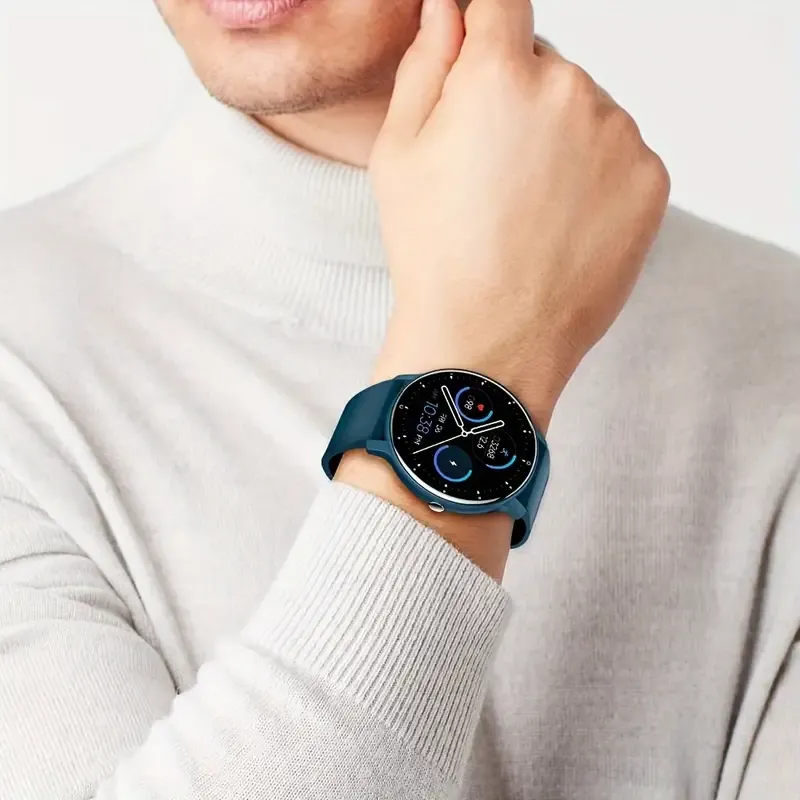 1pc Smartwatch, 3.53cm Full Touch Screen, Men Full Touch Screen Sport Fitness Watches, Multi-Sport Modes Music-Control Remote-Camera Wireless Call Women Smart Watch, Gifts For Friends Couples Wife Husband