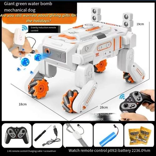 ✨🚀New space mechanical dog water bomb remote control car🚀