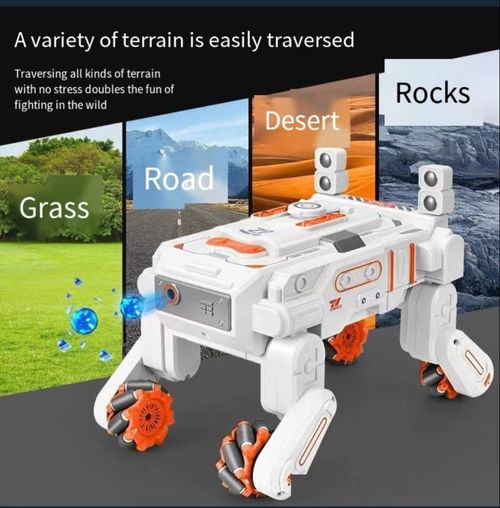 ✨🚀New space mechanical dog water bomb remote control car🚀