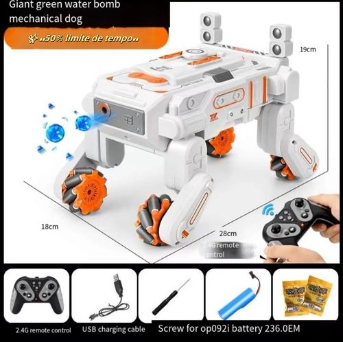 ✨🚀New space mechanical dog water bomb remote control car🚀