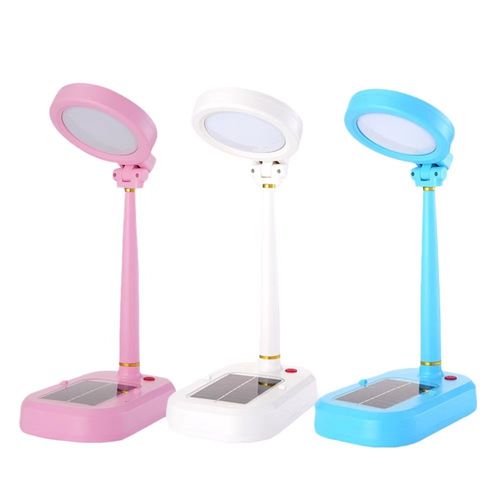 Solar 2 in 1 Rechargeable LED Desk Lamp with Fan,