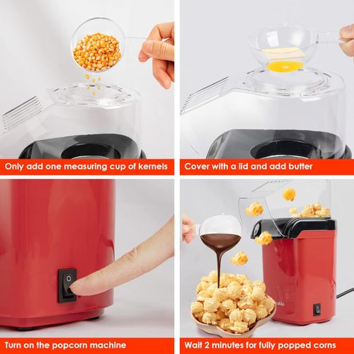 2024 The latest electric popcorn machine less oil and low fat health