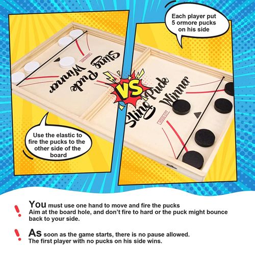 🔥Hot Sale 🔥Best Interactive Game Ever - Fast Sling Puck Game