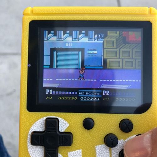 Retro Portable Mini Handheld Video Game Console 8-bit 3.0-inch Color LCD Display Children's Color Game Console Built in 500 Games😍😍😍