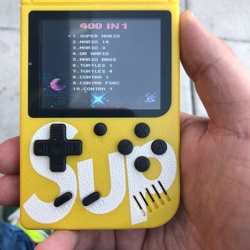 Retro Portable Mini Handheld Video Game Console 8-bit 3.0-inch Color LCD Display Children's Color Game Console Built in 500 Games😍😍😍