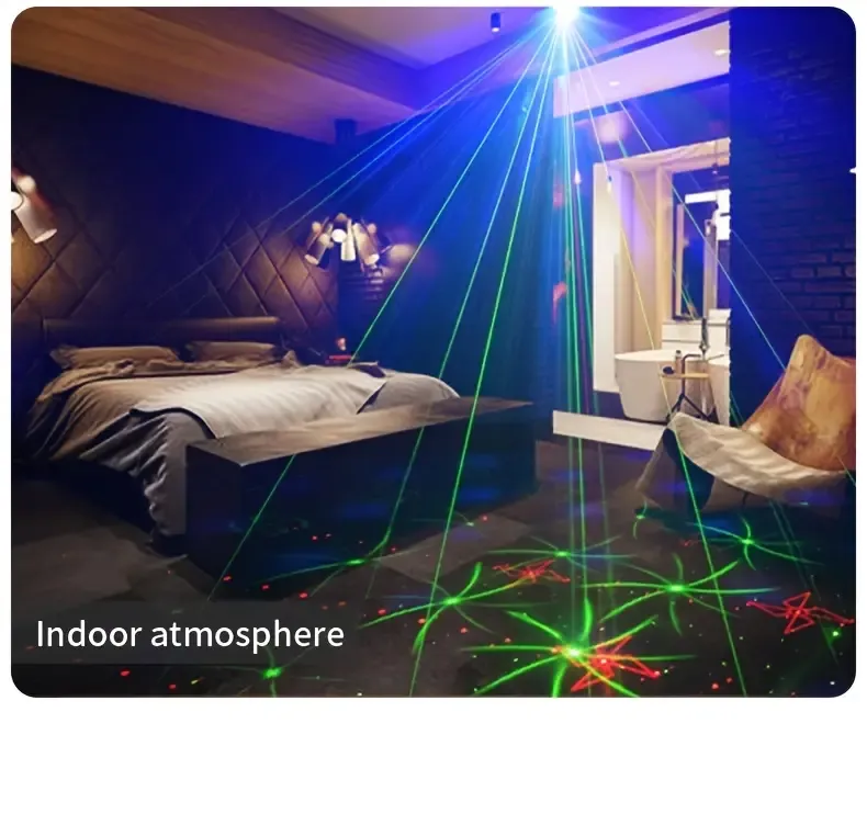 Party Lights DJ Disco Lights, Disco Ball RGB Sound-controlled LED Strobe Lights, Flashlights, Projectors, And Remote Control For Home Gatherings, Parties, Birthday Gifts, Karaoke, KTV Bars, Dances, Christmas, Halloween, Holidays Eid Al-Adha Mubarak