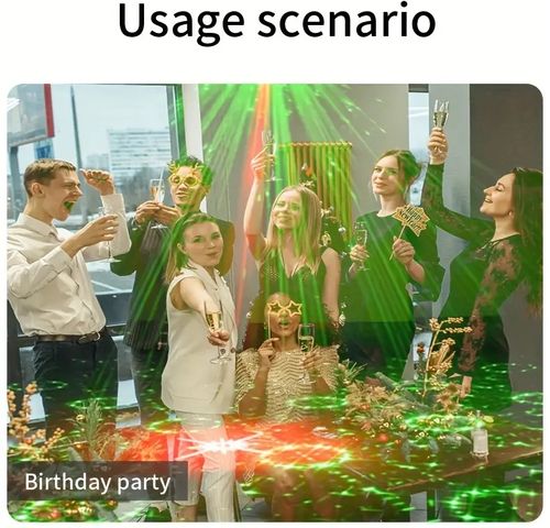 Party Lights DJ Disco Lights, Disco Ball RGB Sound-controlled LED Strobe Lights, Flashlights, Projectors, And Remote Control For Home Gatherings, Parties, Birthday Gifts, Karaoke, KTV Bars, Dances, Christmas, Halloween, Holidays Eid Al-Adha Mubarak