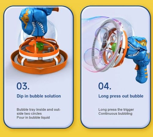 🦖Electric Dinosaur Bubble Machine
