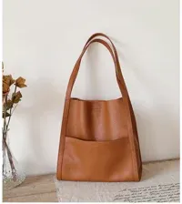 🔥Last Day Promotion 49% OFF⏰Solid color simple genuine leather shoulder bag🔥