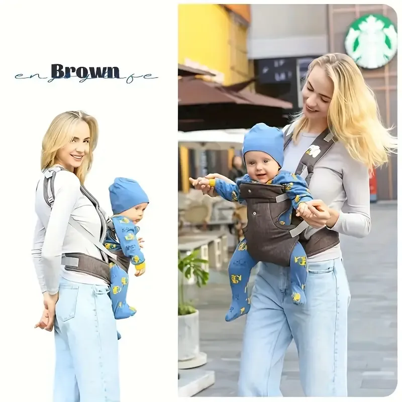 Ergonomic Baby Carrier, Multifunctional Front & Back Baby Carrier, Christmas Halloween Thanksgiving Day Easter New Year's Gift