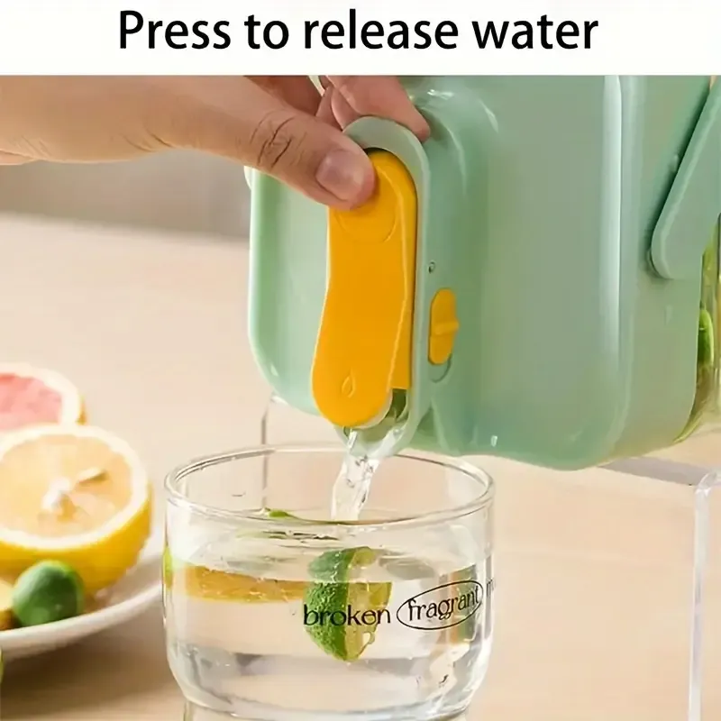 3.5L Portable Water Dispenser: 2 Colors Available, 2.54 cm Light Green, ABS Material, Perfect for Home, Office, or On-the-Go