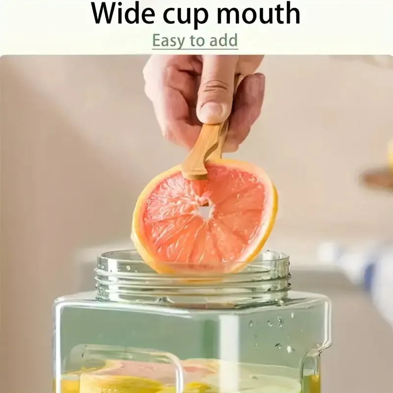 3.5L Portable Water Dispenser: 2 Colors Available, 2.54 cm Light Green, ABS Material, Perfect for Home, Office, or On-the-Go