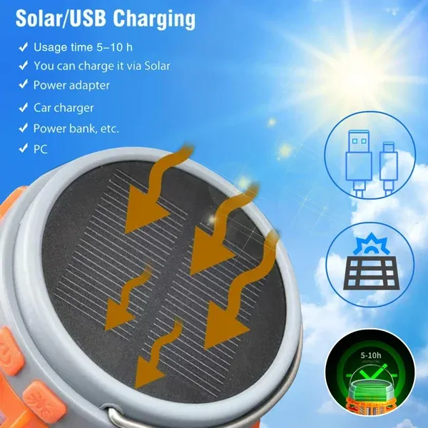 ✨Spring Mega Sale: 49% discount⛺️🦟Multifunctional Solar camping Mosquito Killer Lamp