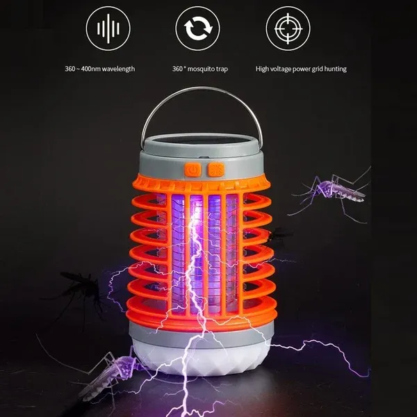 ✨Spring Mega Sale: 49% discount⛺️🦟Multifunctional Solar camping Mosquito Killer Lamp