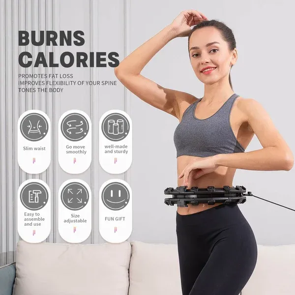 (🎁Women's Day Promotion- SAVE 50% OFF)🔥Weighted Smart Hula Hoop