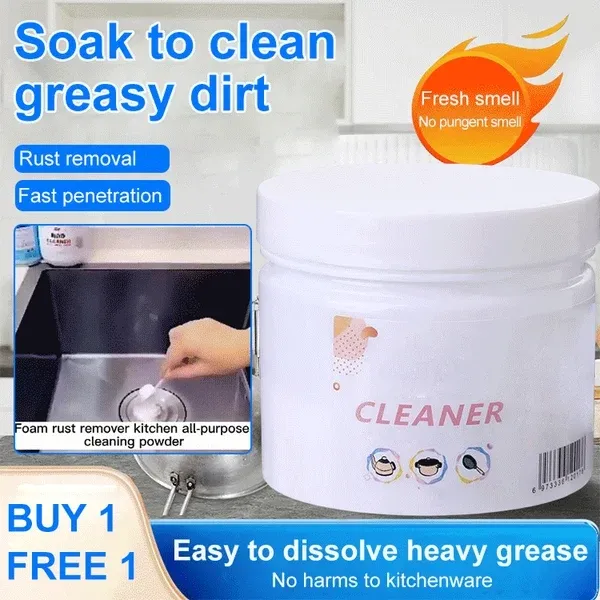 🔥40% OFF - Foam rust remover kitchen all-purpose cleaning powder